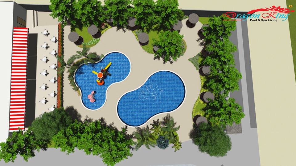 mẫu hồ bơi kinh doanh