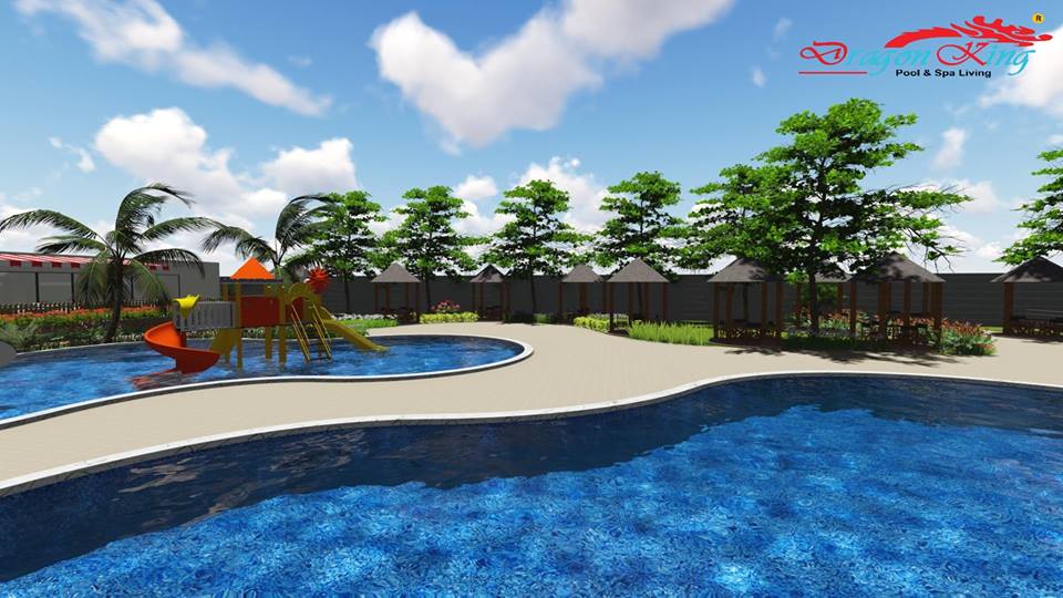 Mẫu hồ bơi kinh doanh