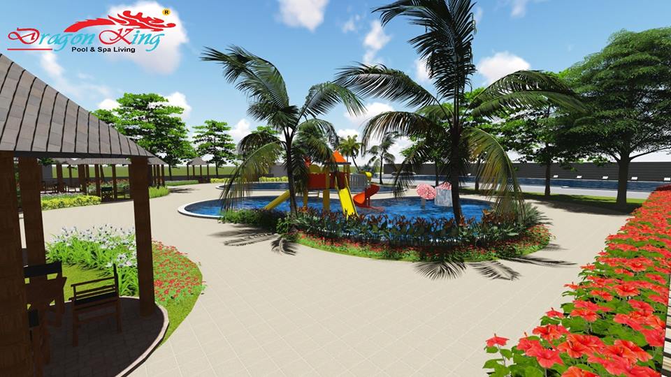 Mẫu hồ bơi kinh doanh