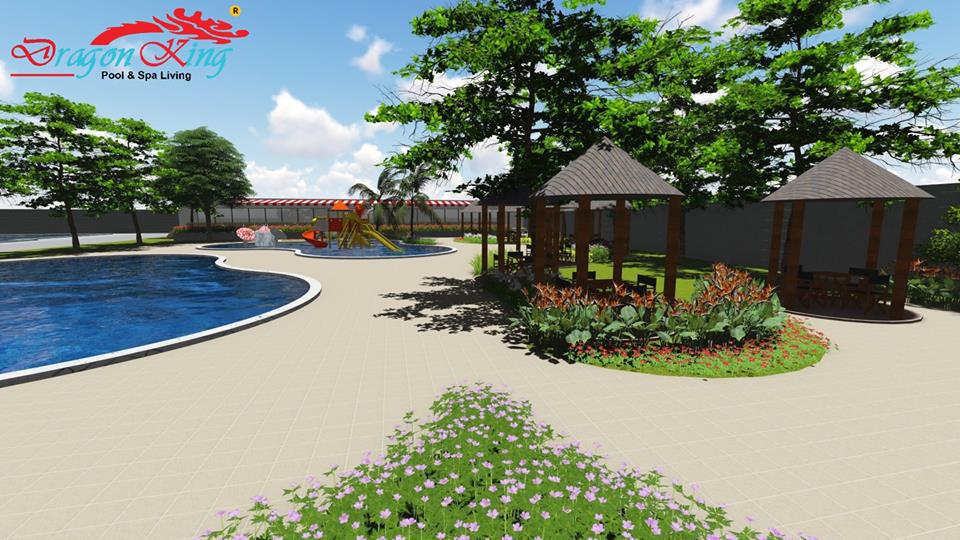 mẫu kinh doanh hồ bơi