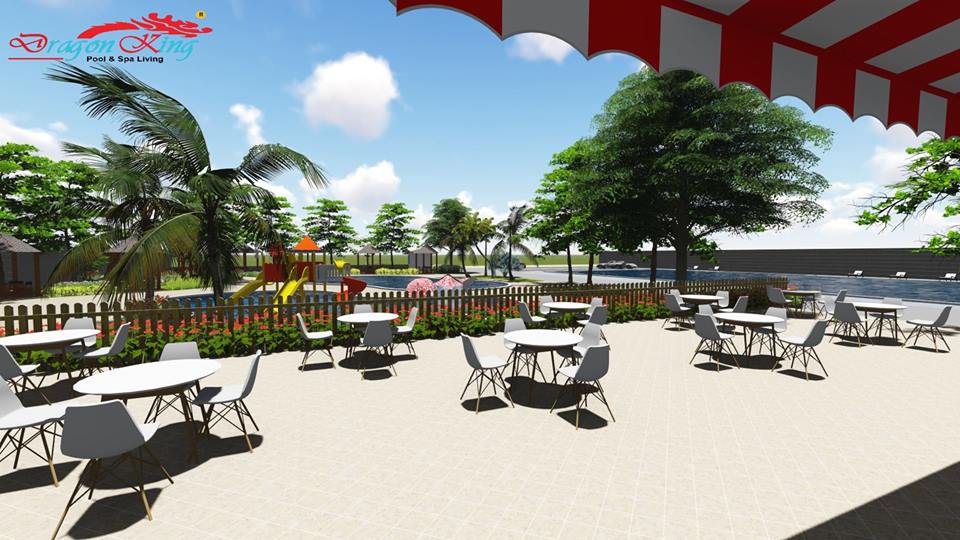 mẫu hồ bơi kinh doanh