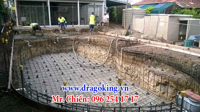 xây dựng hồ bơi gia đình